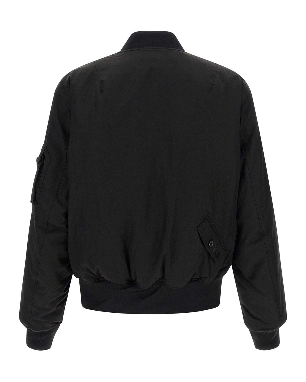 Y-3 Black Y-3 Technical Polyamide Bomber Jacket for men