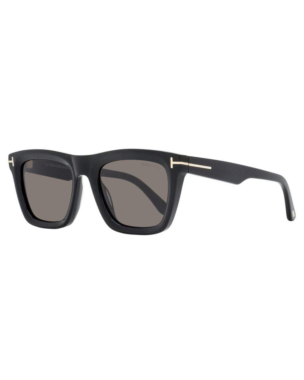 Tom Ford Black Lelio Bevelled Sunglasses Tf1207 01A 52Mm Plastic (Acetate) for men