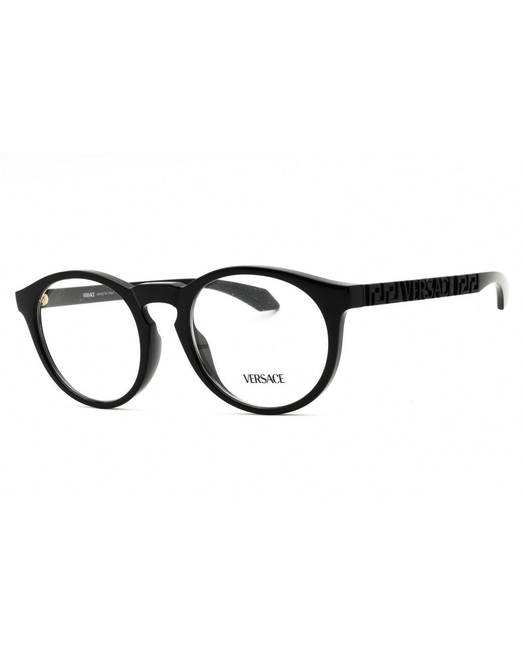 Versace Black Versace 0Ve3355U Round-Frame Eyeglasses