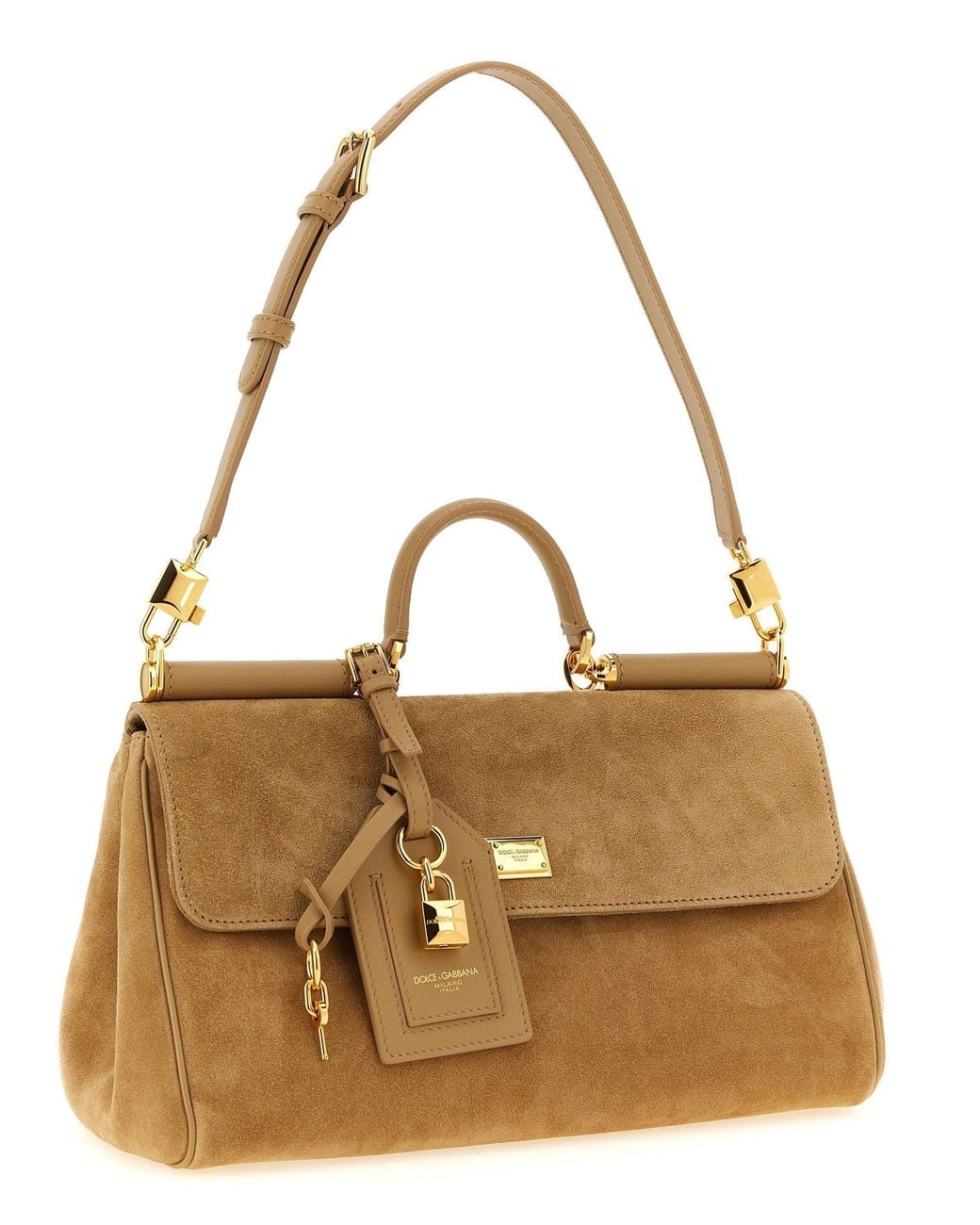 Dolce & Gabbana Brown Dolce & Gabbana Sicily Shoulder Bag