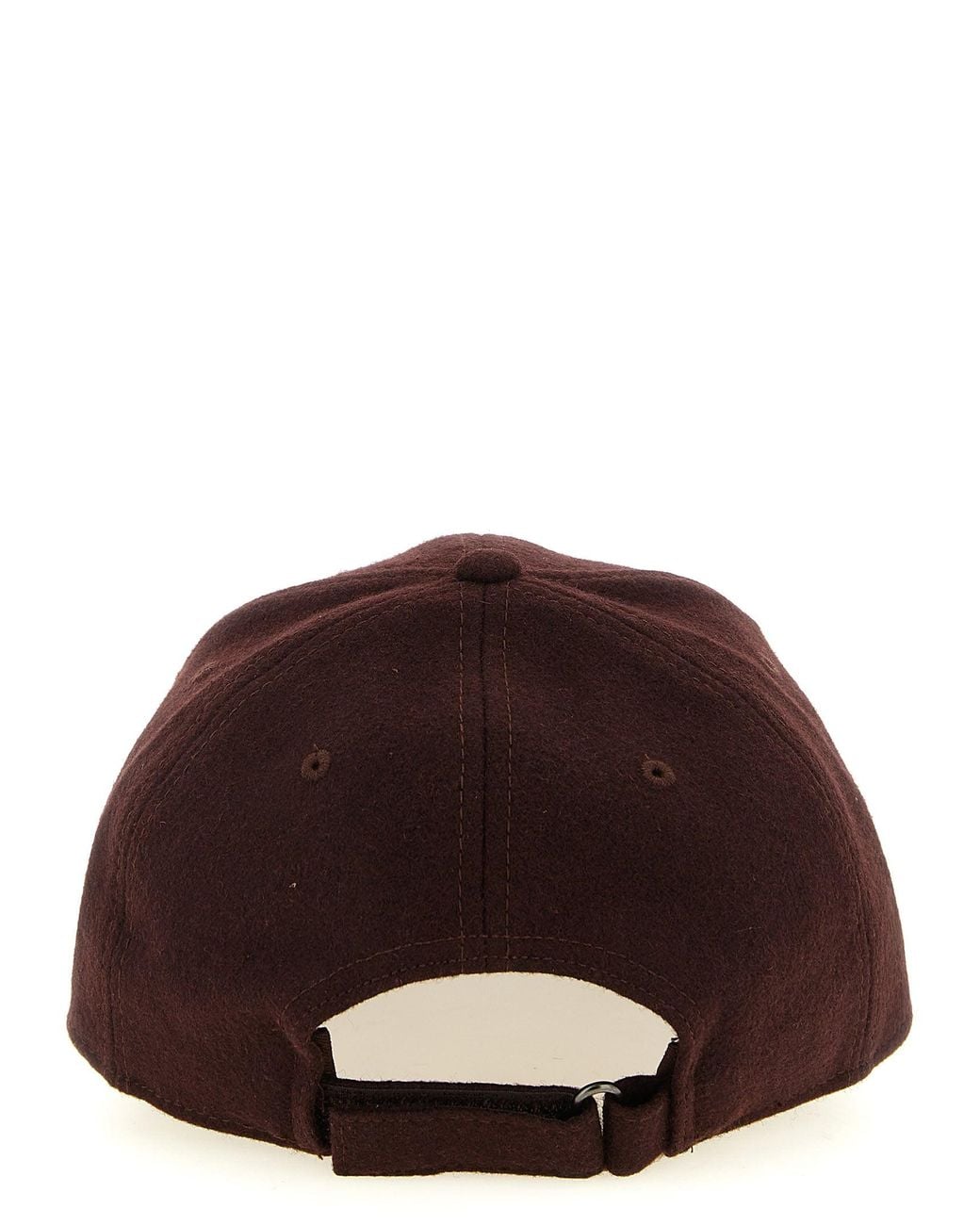Ballantyne Brown Monogram Bouclé Patch Baseball Cap for men