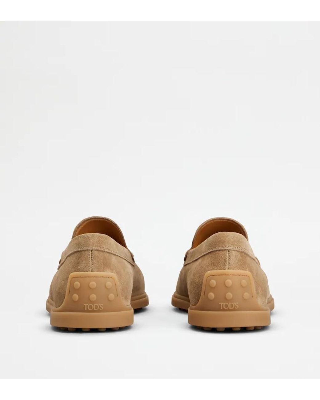 Tod's Natural Tod's Suede Loafer for men