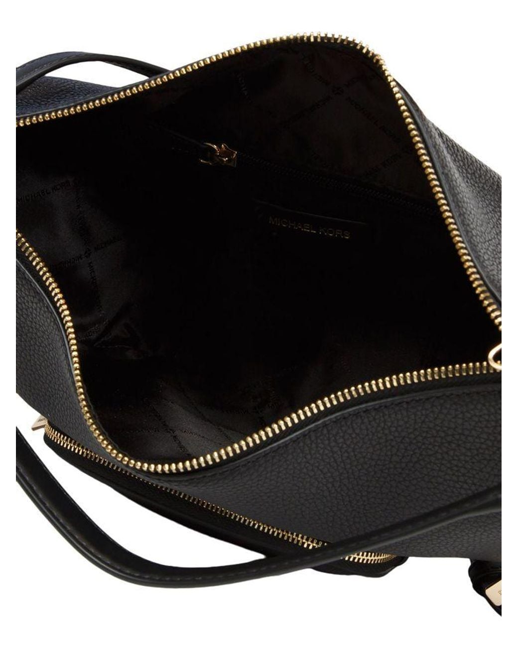 Michael Kors Black Shoulder Bag Leather Shoulder-Bags