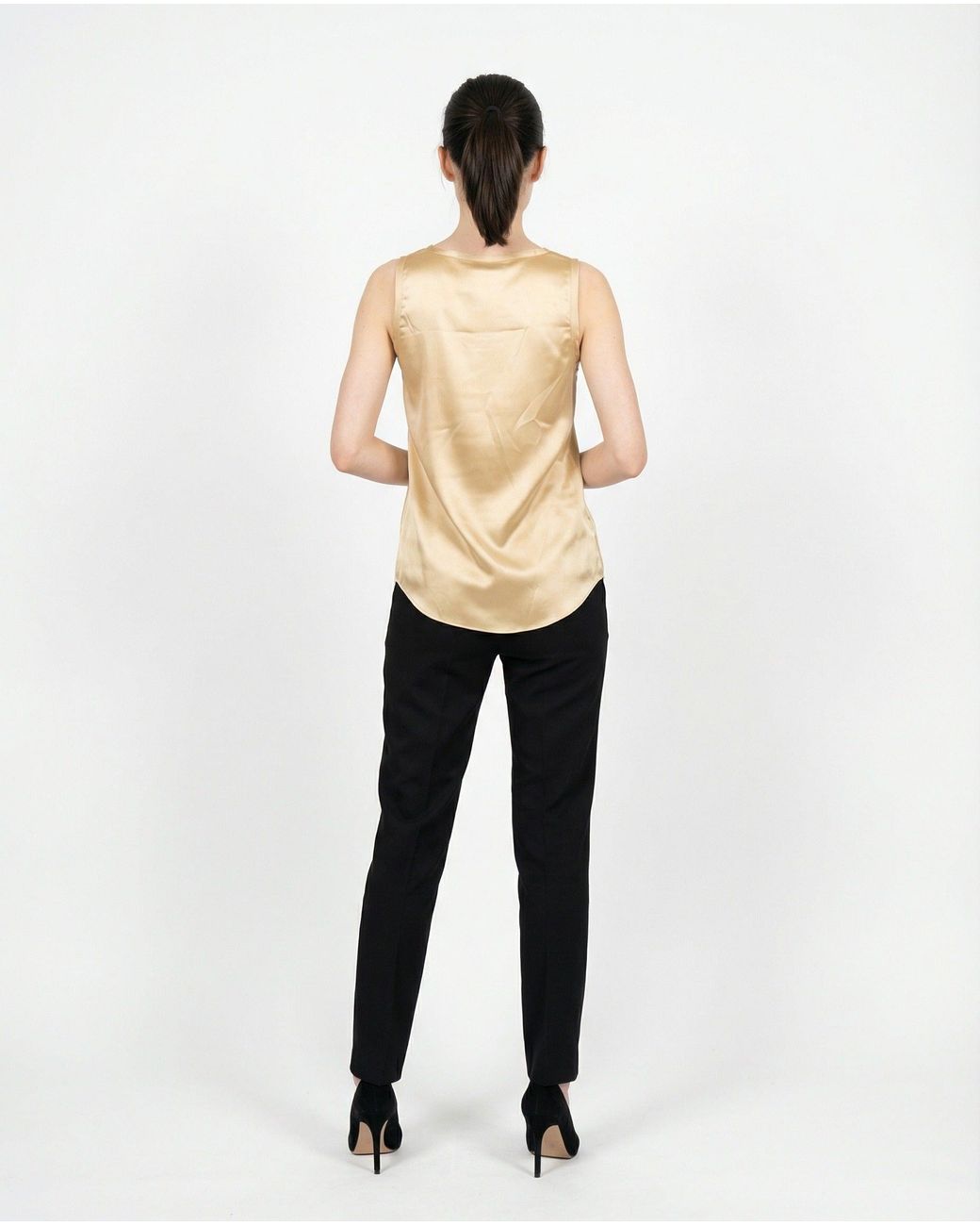 Brunello Cucinelli Natural Beige Silk T