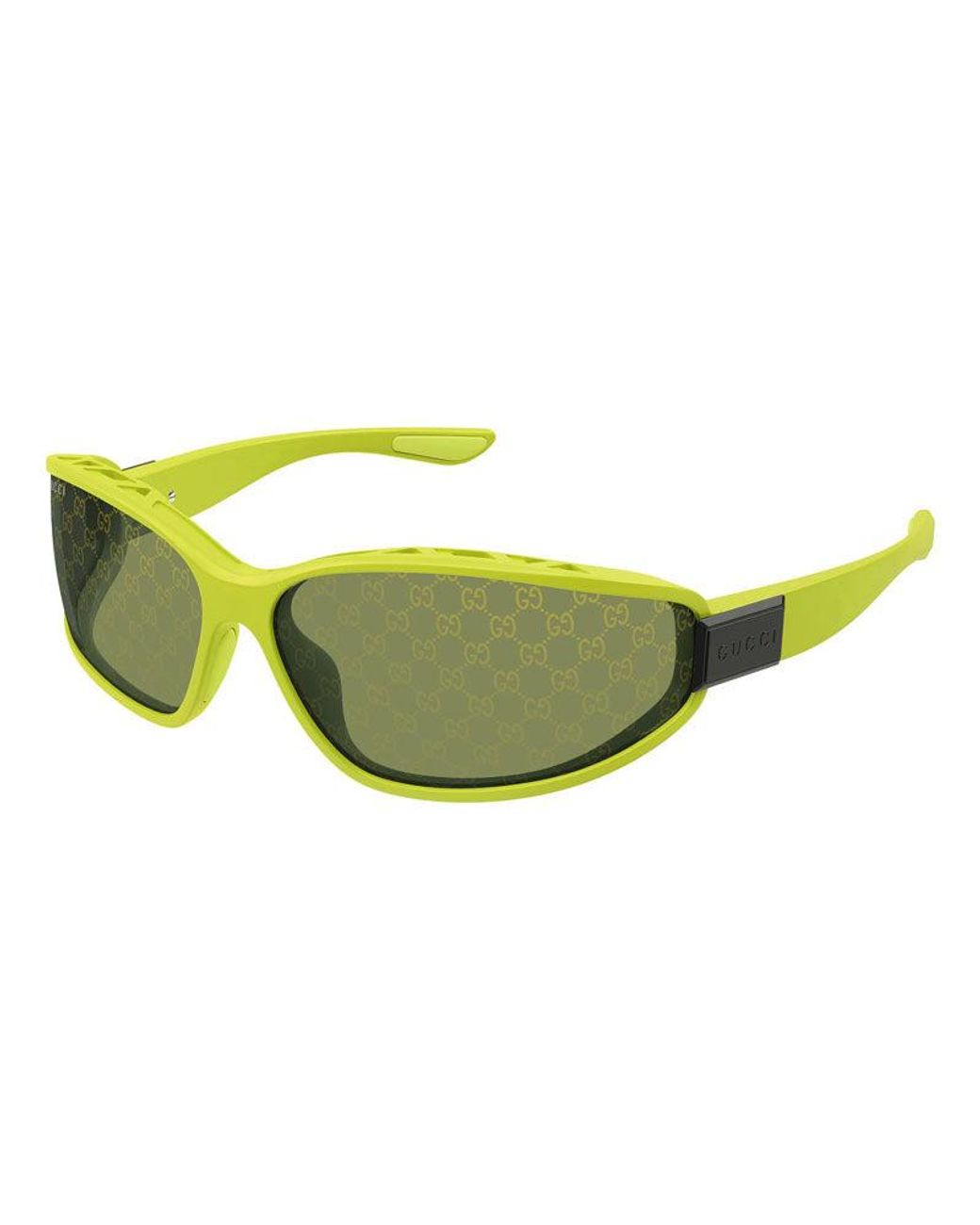 Gucci Yellow Gg2011S Linea Institutional Logo Iniettato Sunglasses
