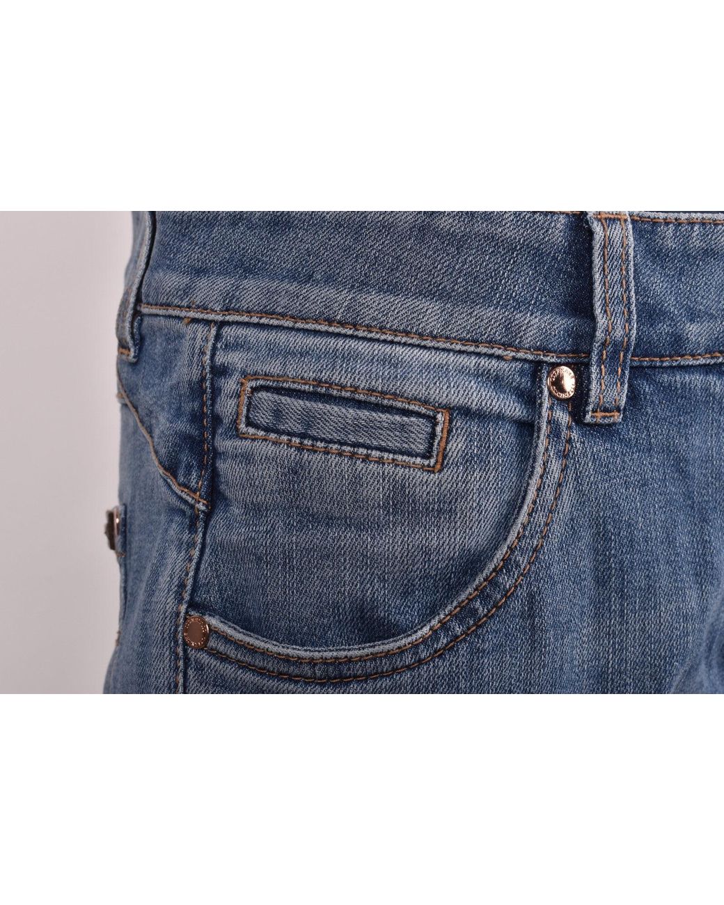 Brunello Cucinelli Blue Light Denim Trousers