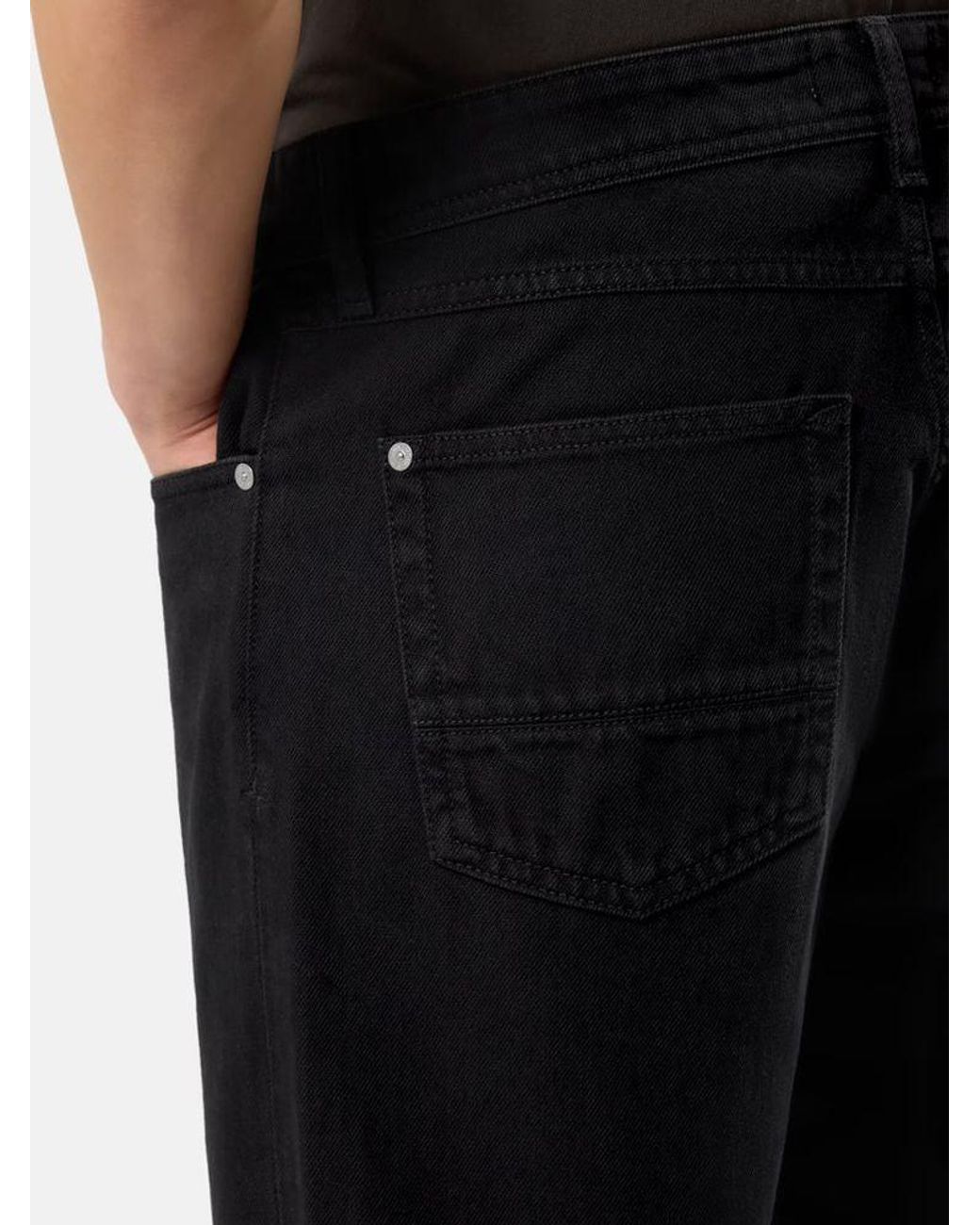 Stone Island Black Stone Island E26 Trousers for men