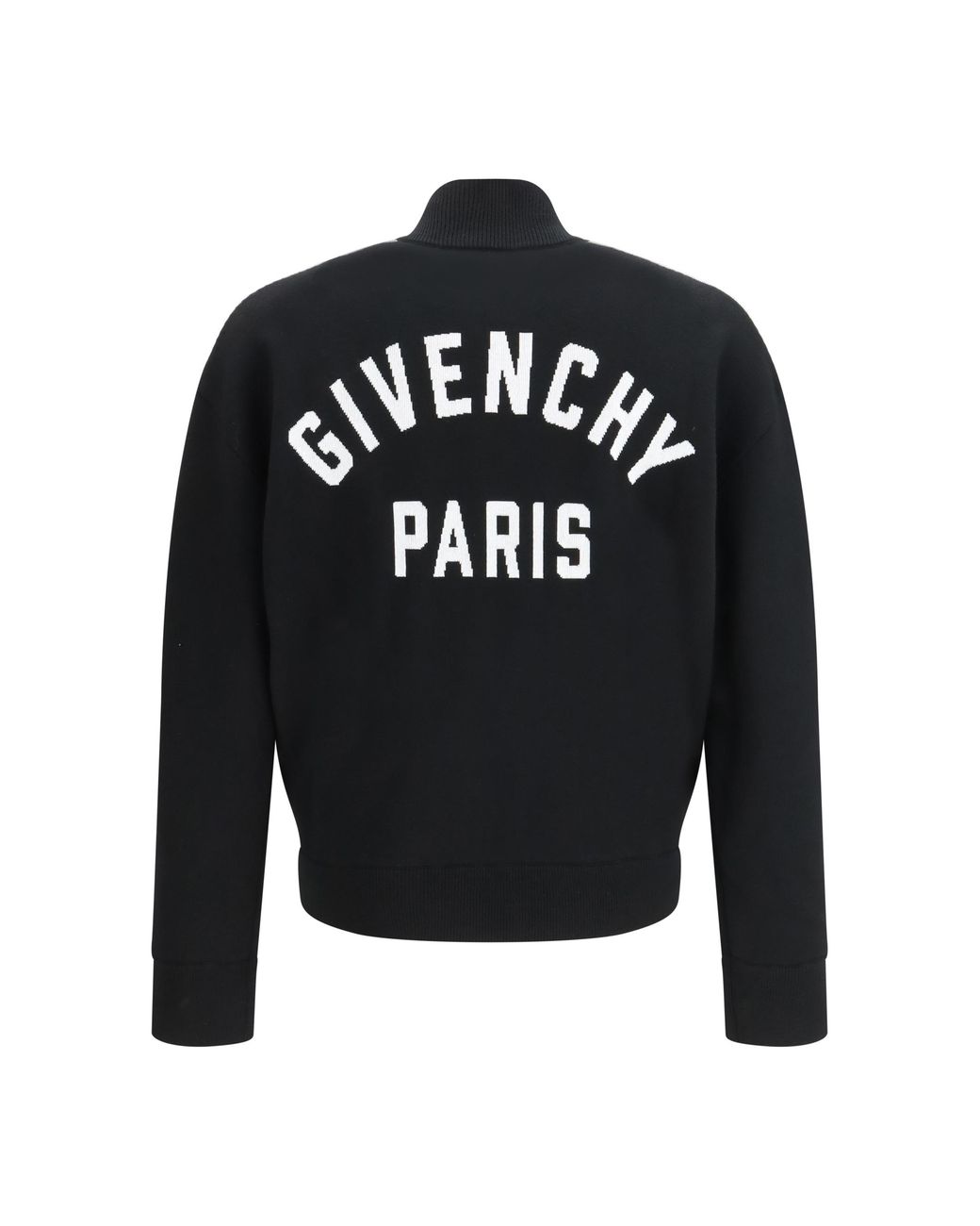 Givenchy Black Cardigan Stretch Wool-Blend for men