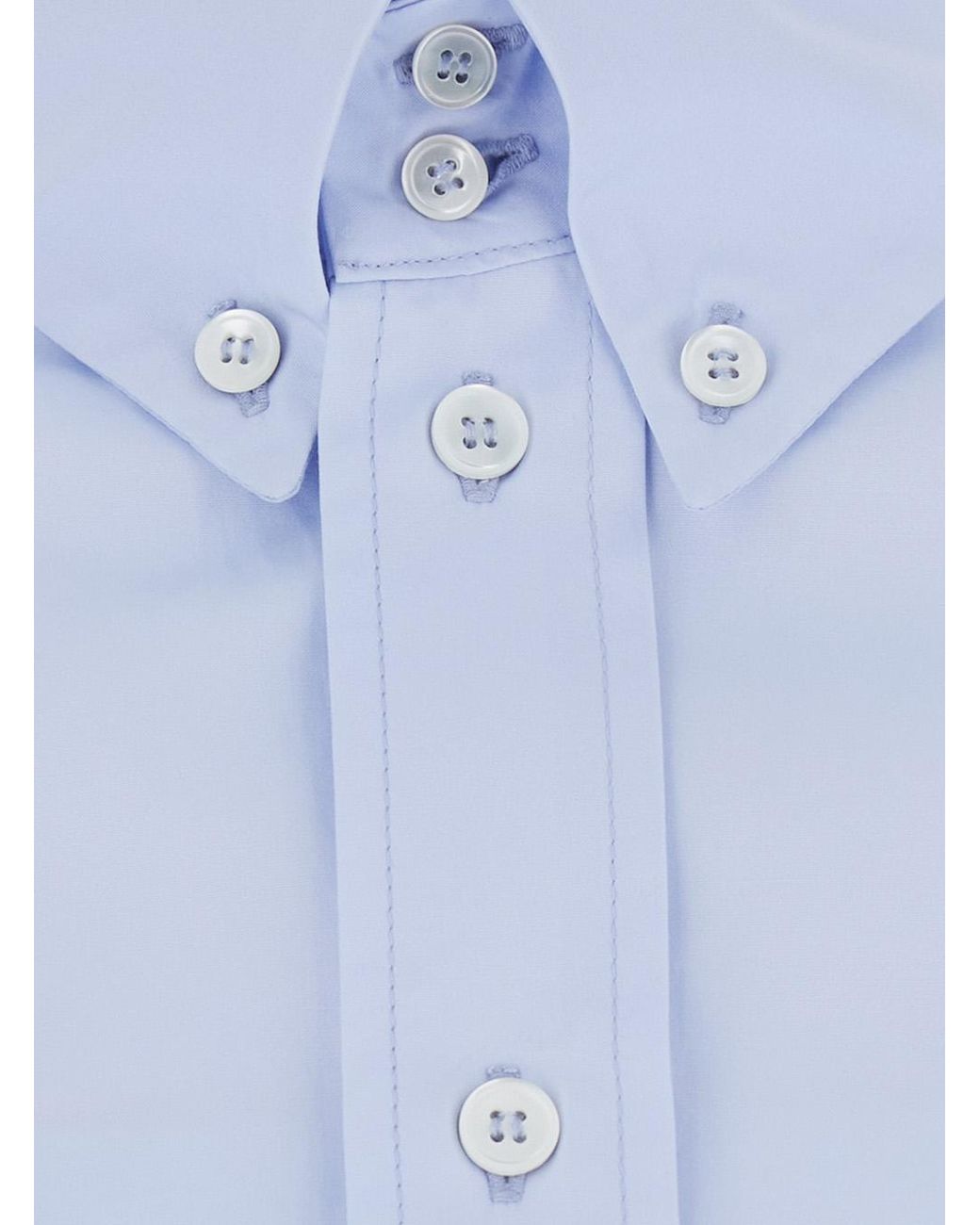 Tela Blue Shirt Darma Blouses