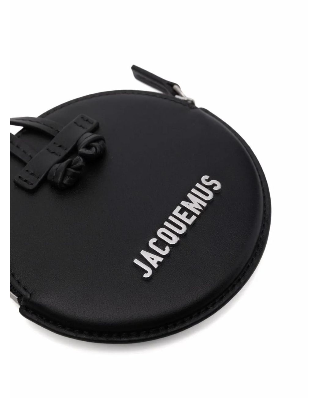 Jacquemus White Le Pitchou Round Coin Purse Accessories Wallets for men