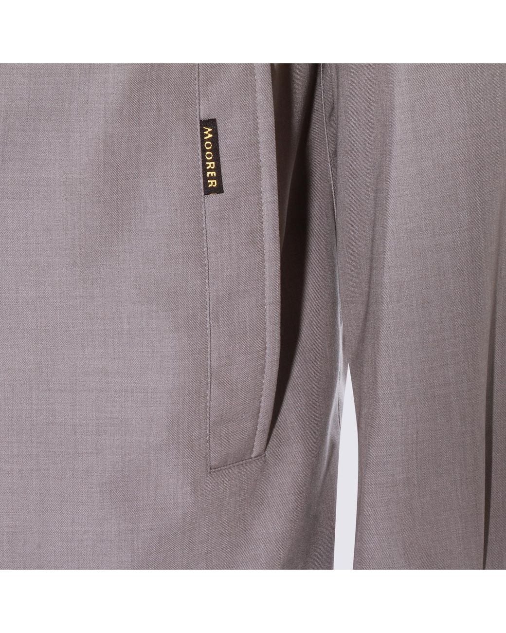 Moorer Gray Jackets for men