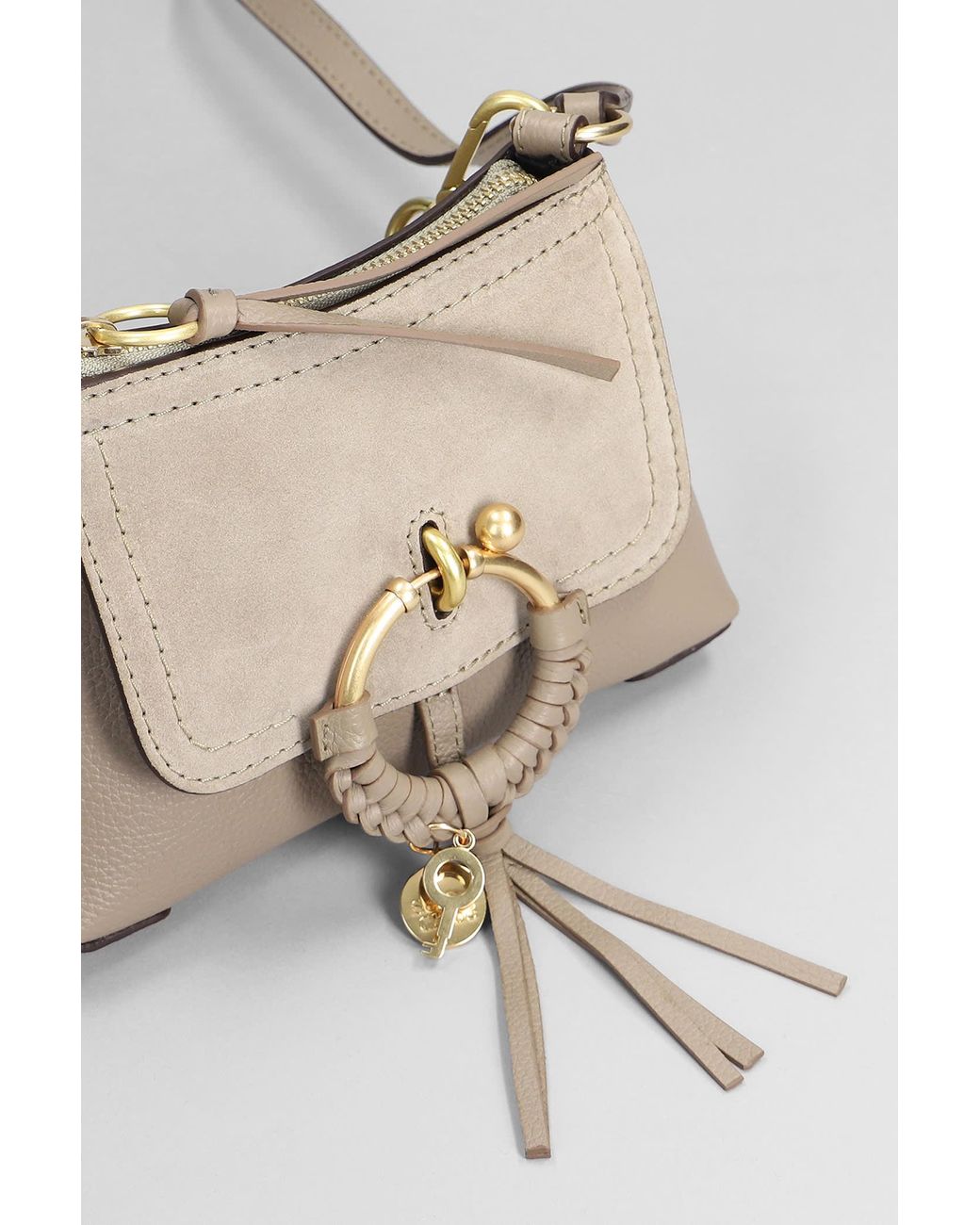 See By Chloé Joan Small Shoulder Bag in Natural | Lyst