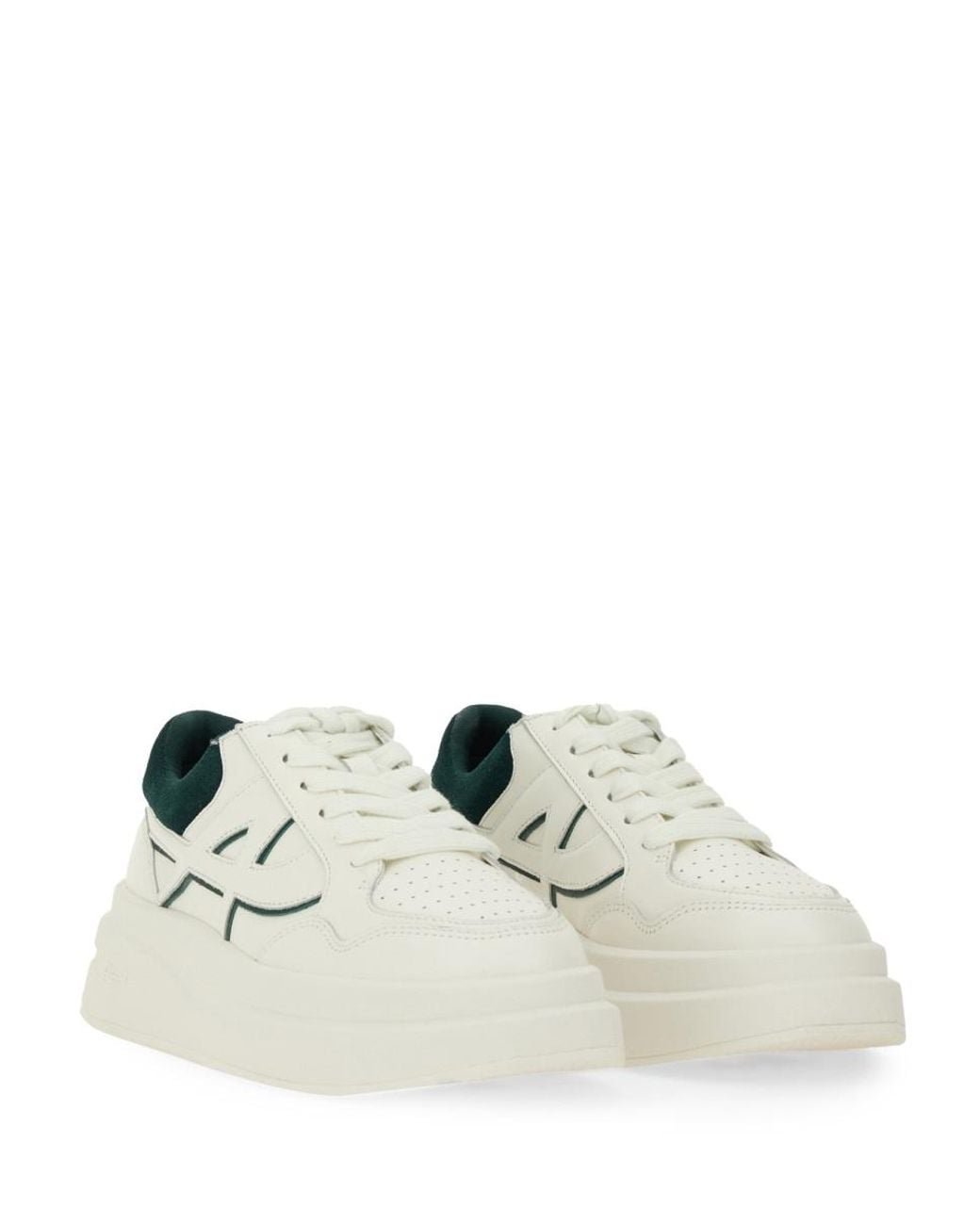 Ash White Ash Calf Leather Sneaker