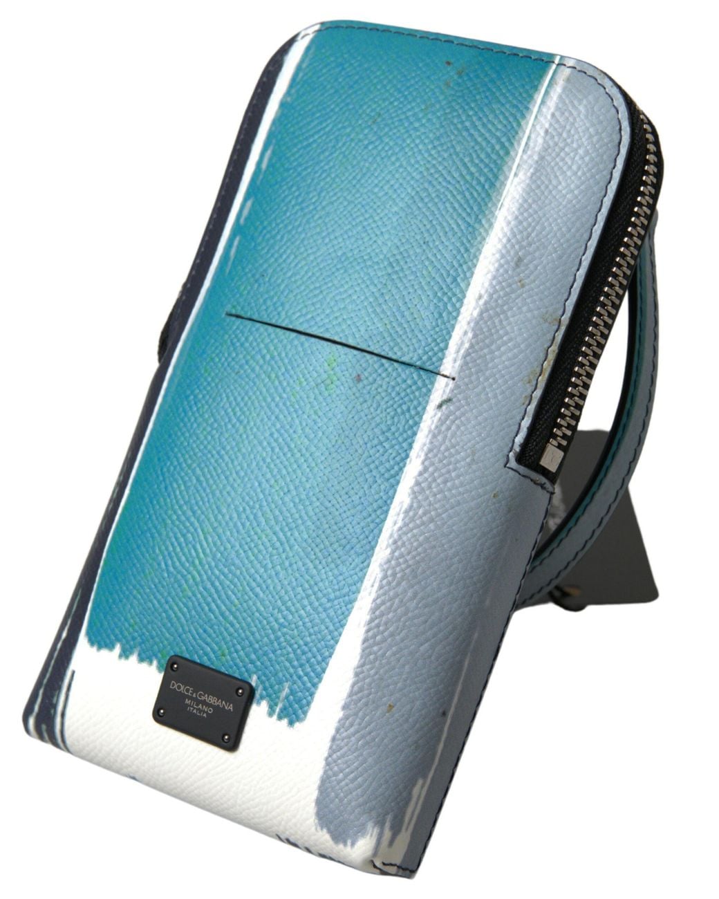 Dolce & Gabbana Blue Leather Purse Crossbody Sling Phone Bag And for men