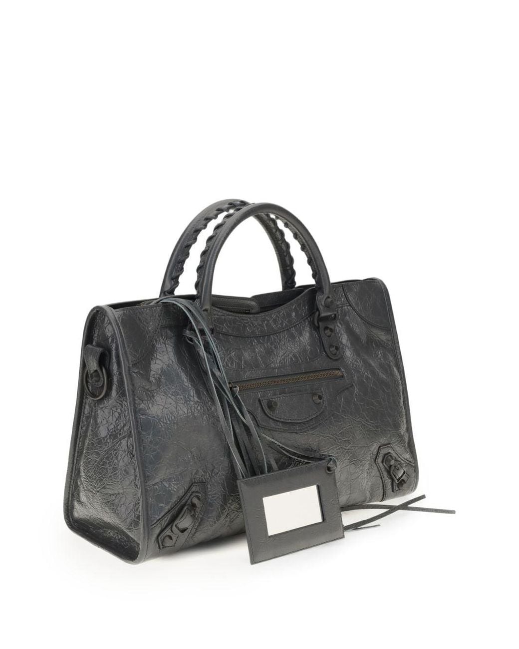 Balenciaga Gray Le City Shoulder Bag
