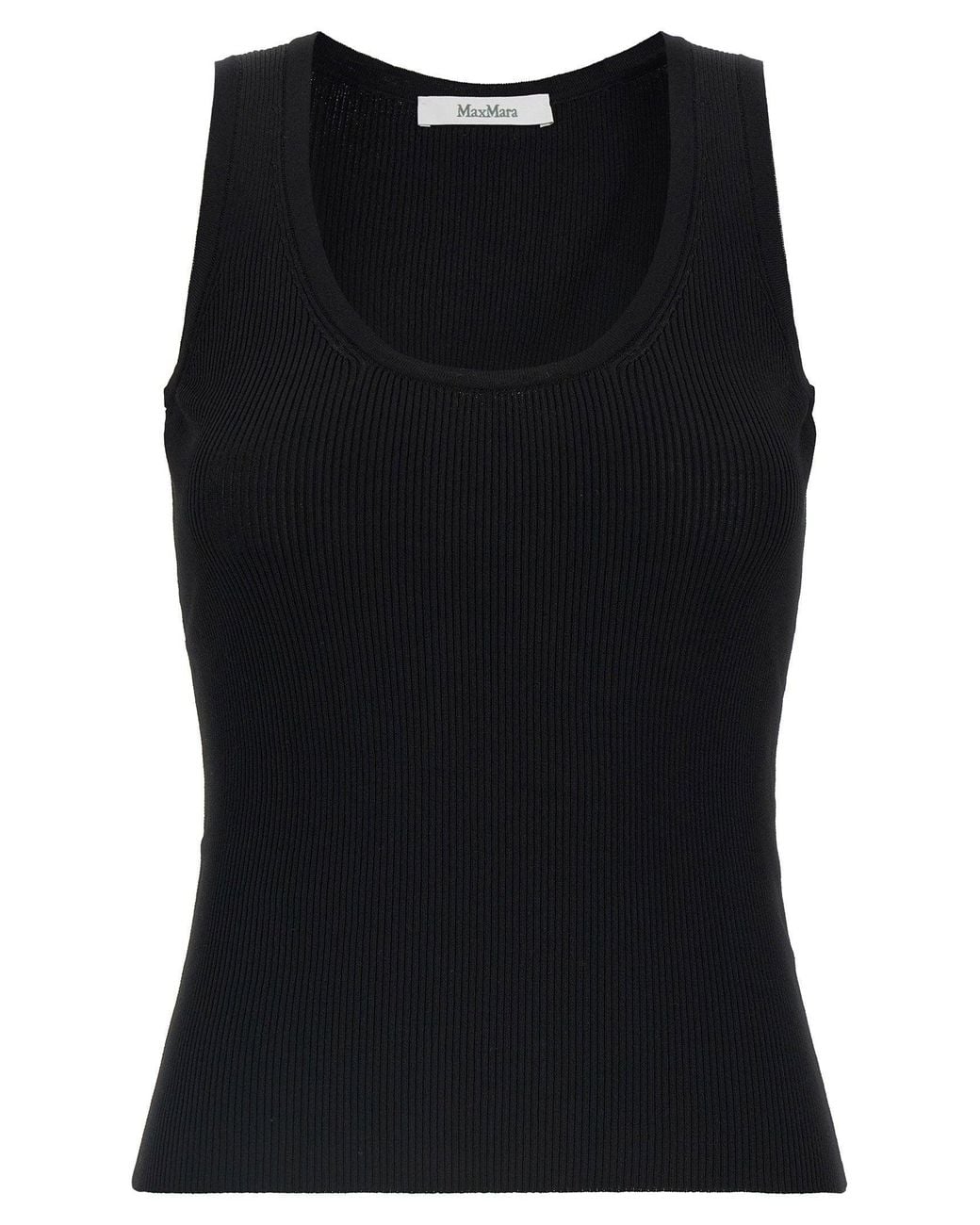 Max Mara Black Editta Tank Top