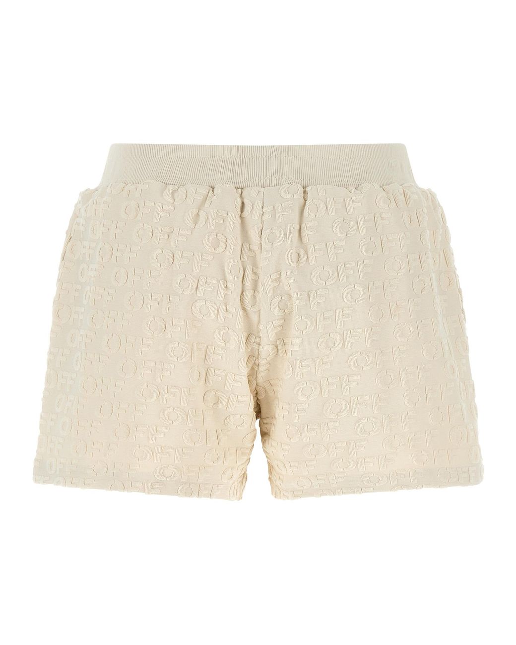 Off-White c/o Virgil Abloh Natural 'Terry' Shorts