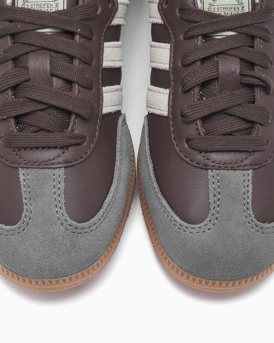 Adidas Brown Leather Trainers Samba Og