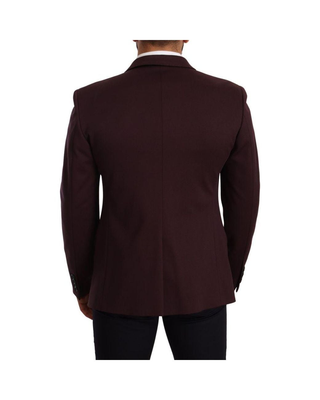 Dolce & Gabbana Multicolor Purple Cotton Blazer for men