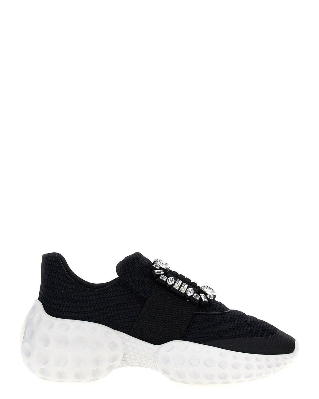 Roger Vivier Black Viv Run Light Sneaker