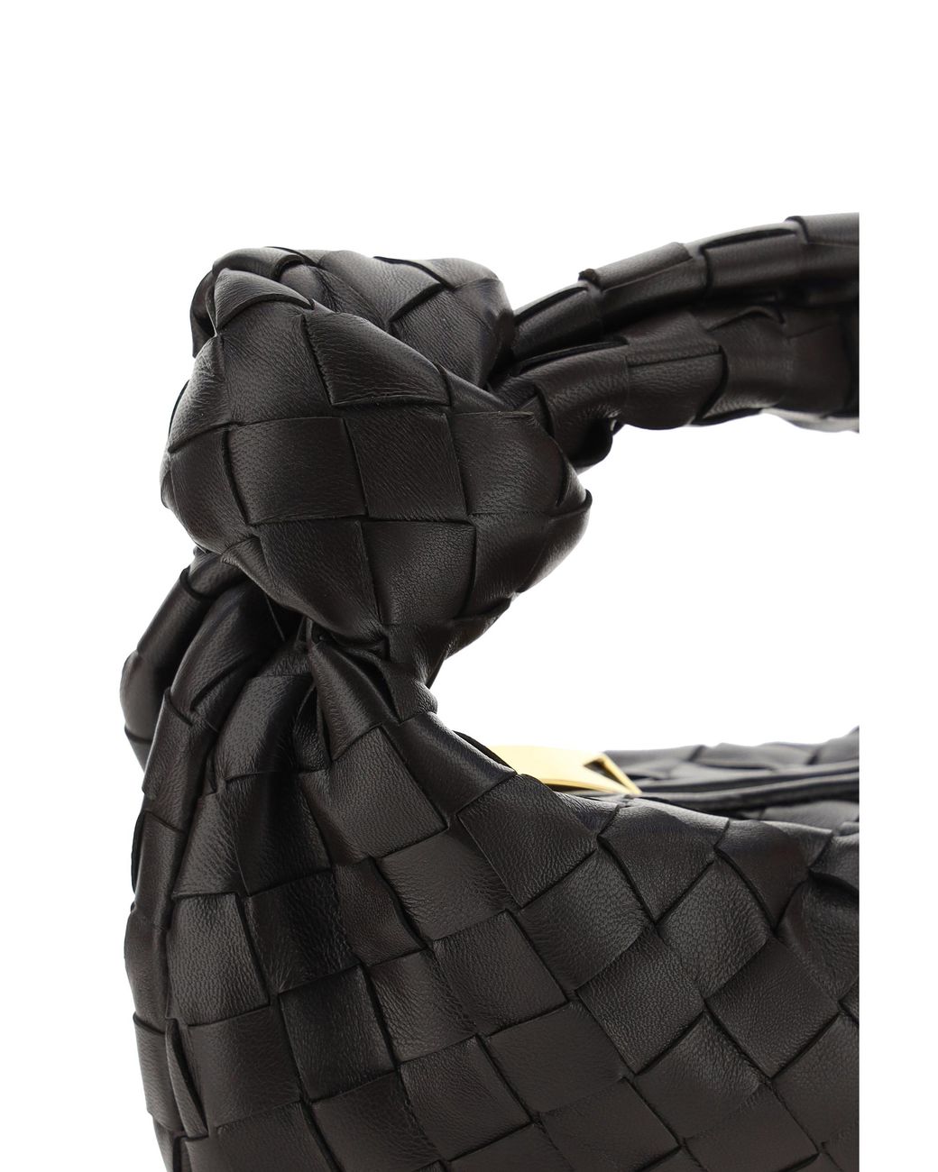 Bottega Veneta Black Mini Jodie Handbag Lambskin Shoulder Bags