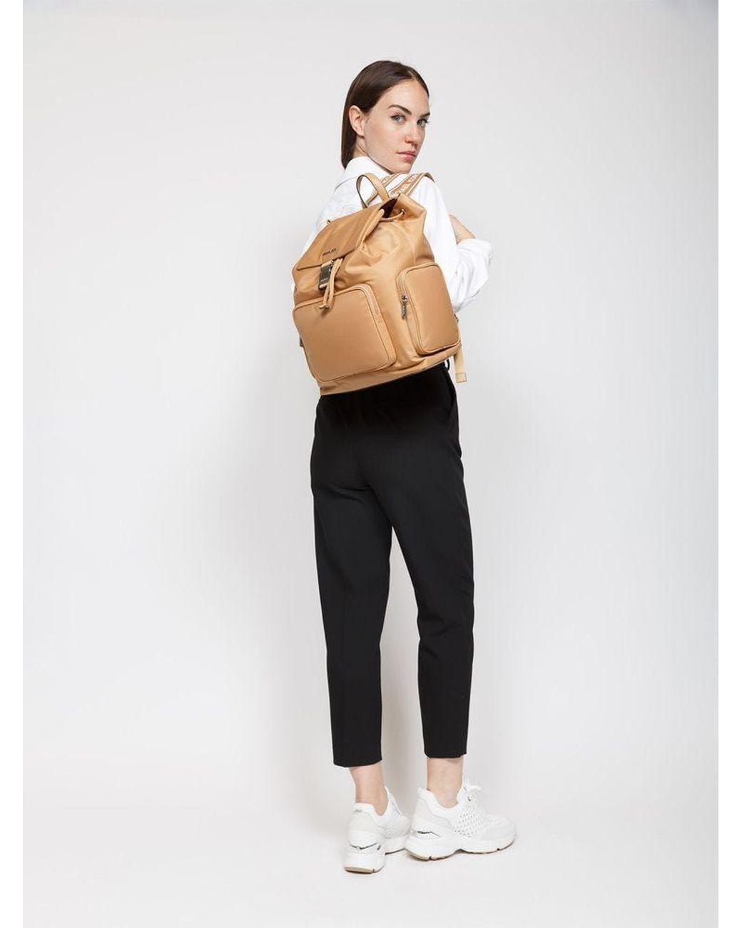 Michael Kors Natural Backpack Nylon