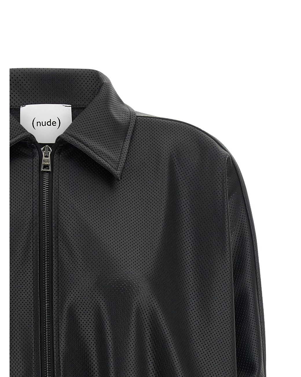 Nude Black Openwork Jacket