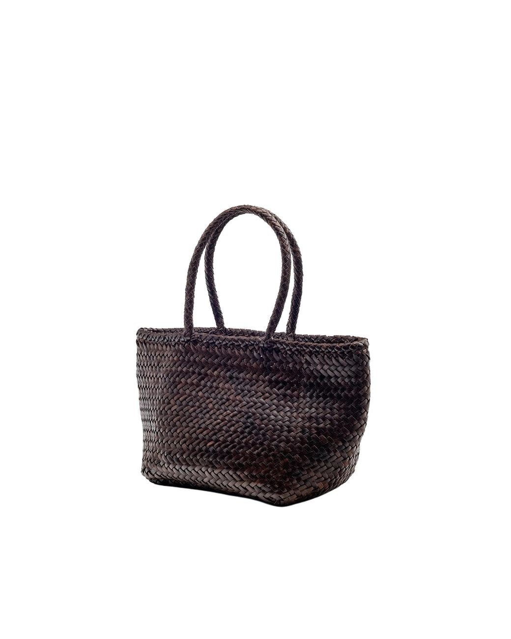 Dragon Diffusion Blue Shoulder Bag Grace Basket Buff Calf Leather