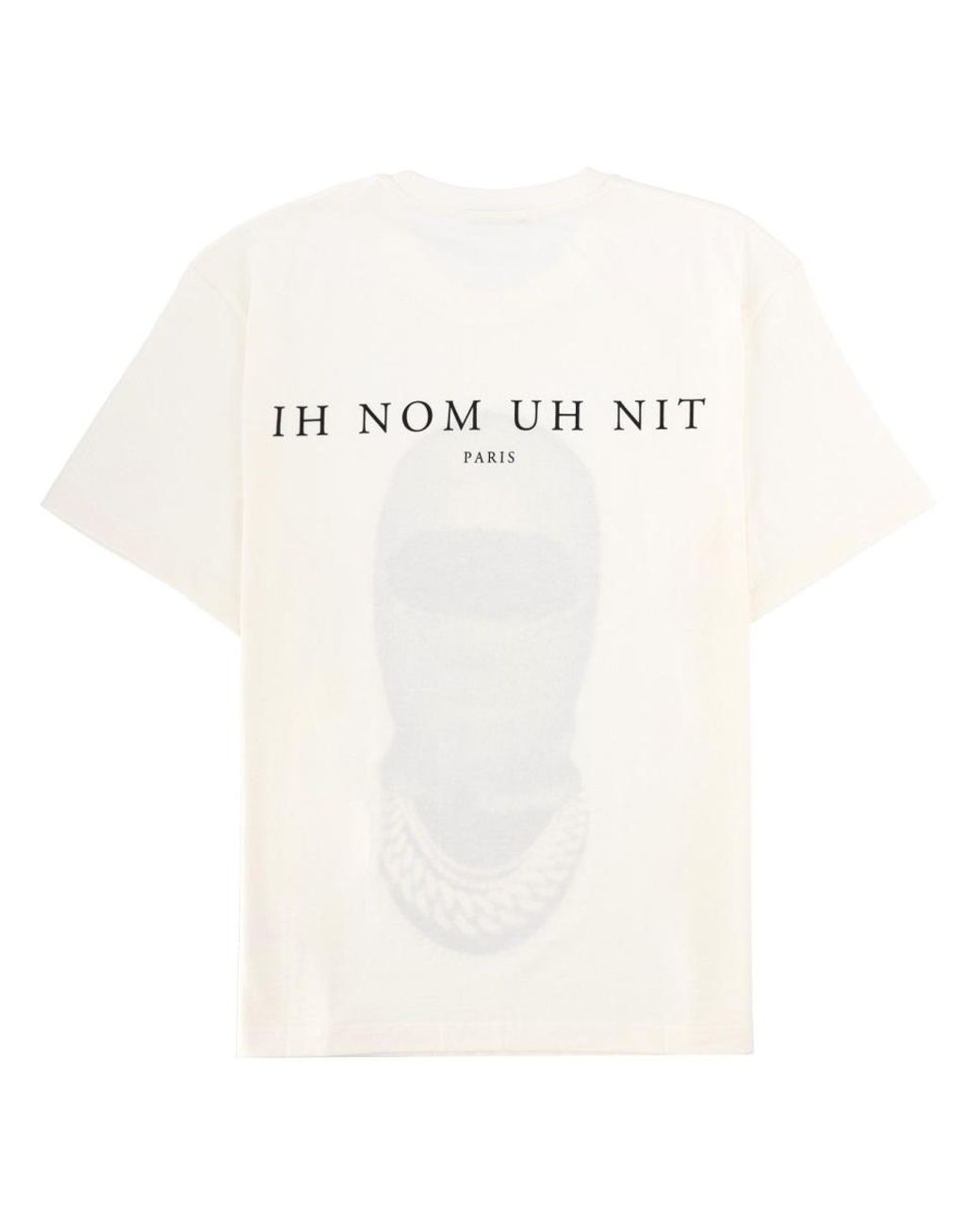 Ih Nom Uh Nit White Ih Nom Uh Nit Printed Cotton T-Shirt for men