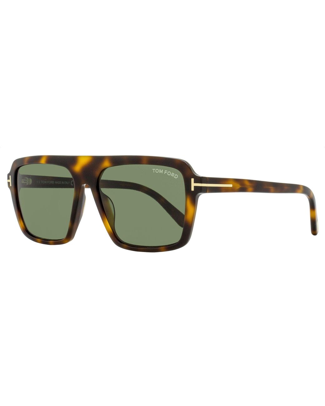 Tom Ford Green Vincent Sunglasses Tf1176 53N 56Mm Ft1176 Plastic (Acetate) for men