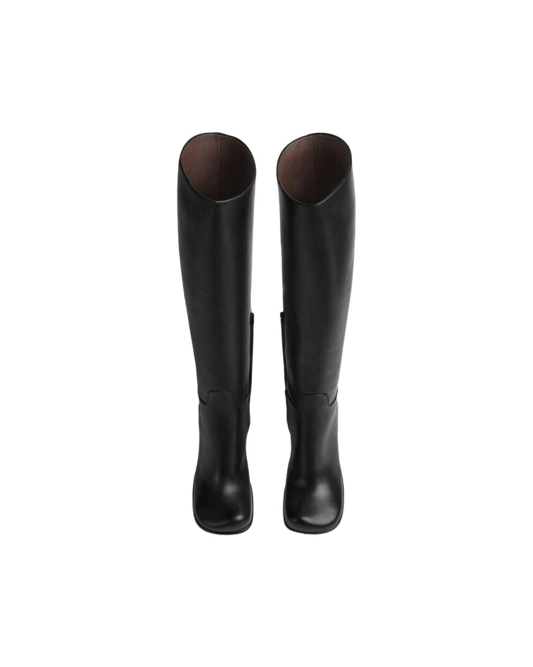 Bottega Veneta Black Storm Square-Toe Boots