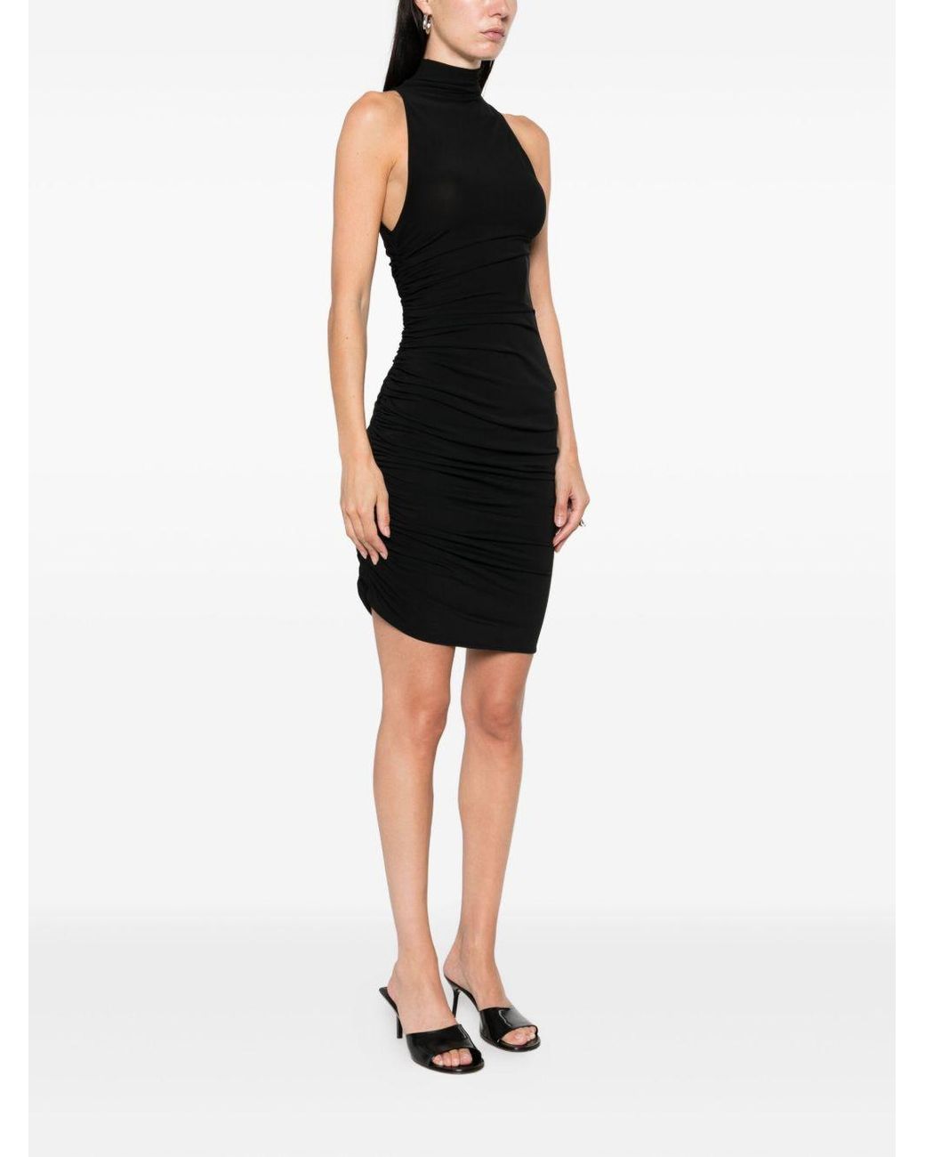 Jacquemus Black La Robe Piazza Short Dress