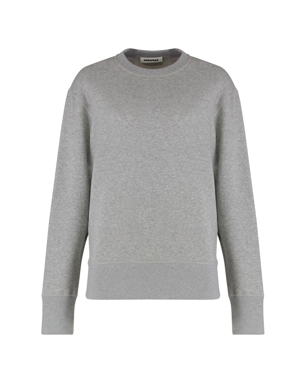 DARKPARK Gray Darkpark Cashmere-Cotton Crewneck Sweater