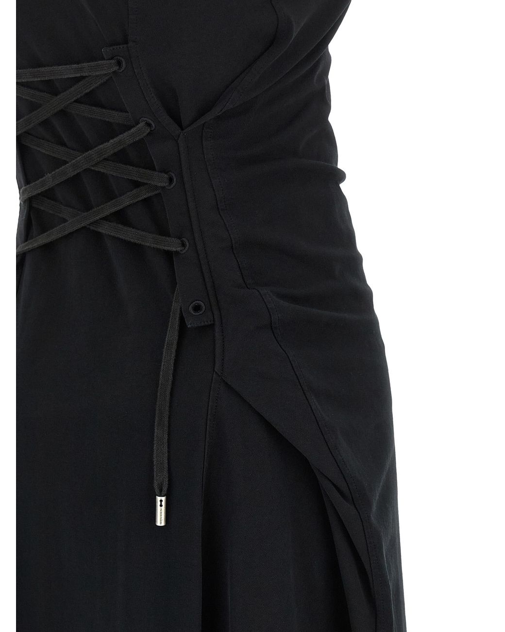 McQueen Black Corset Dress