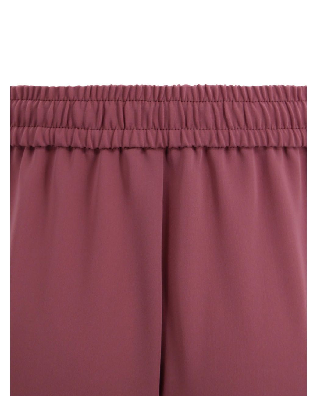 Herno Red Drawstring Trousers