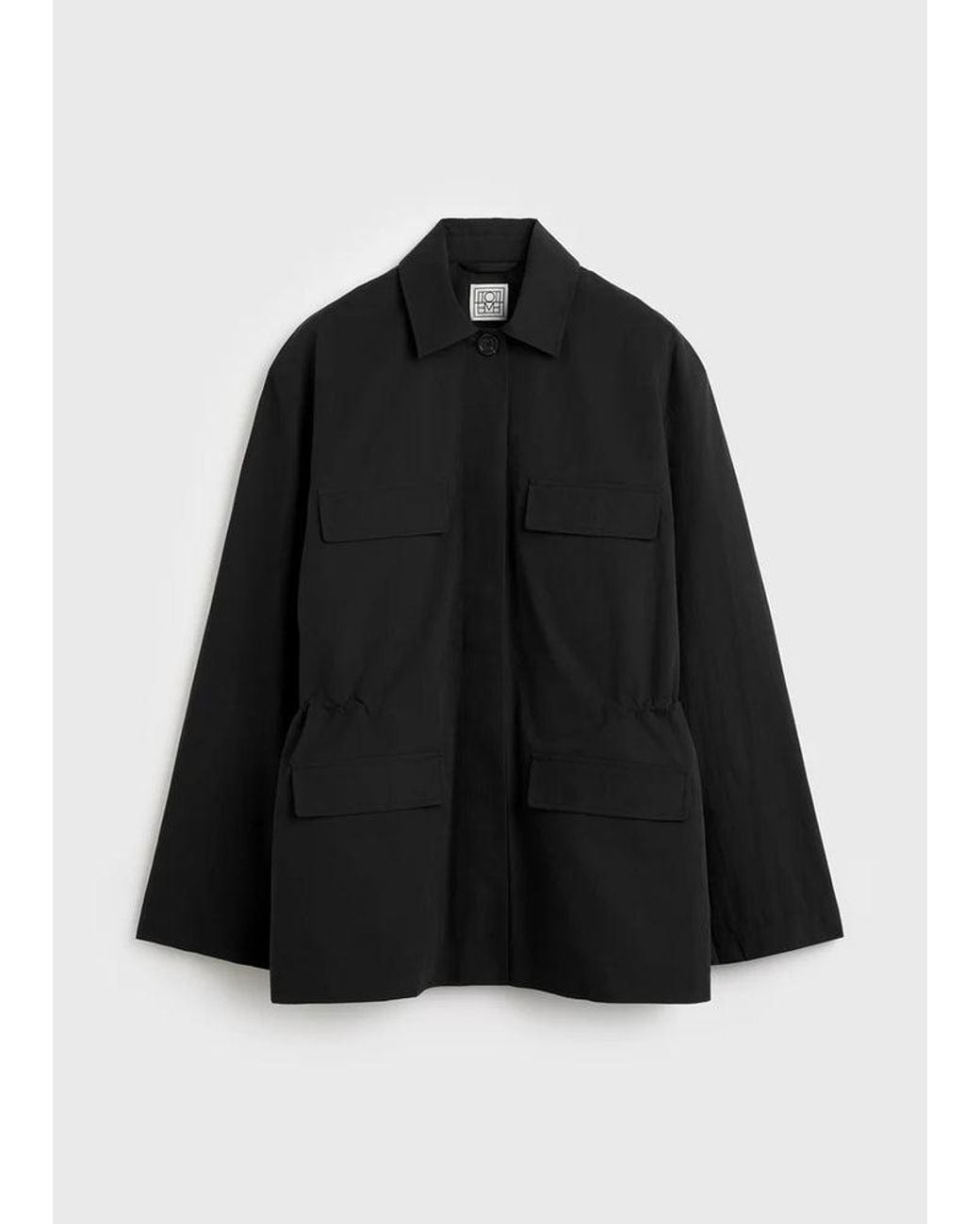 Totême Black Toteme Utility Pocket Jacket