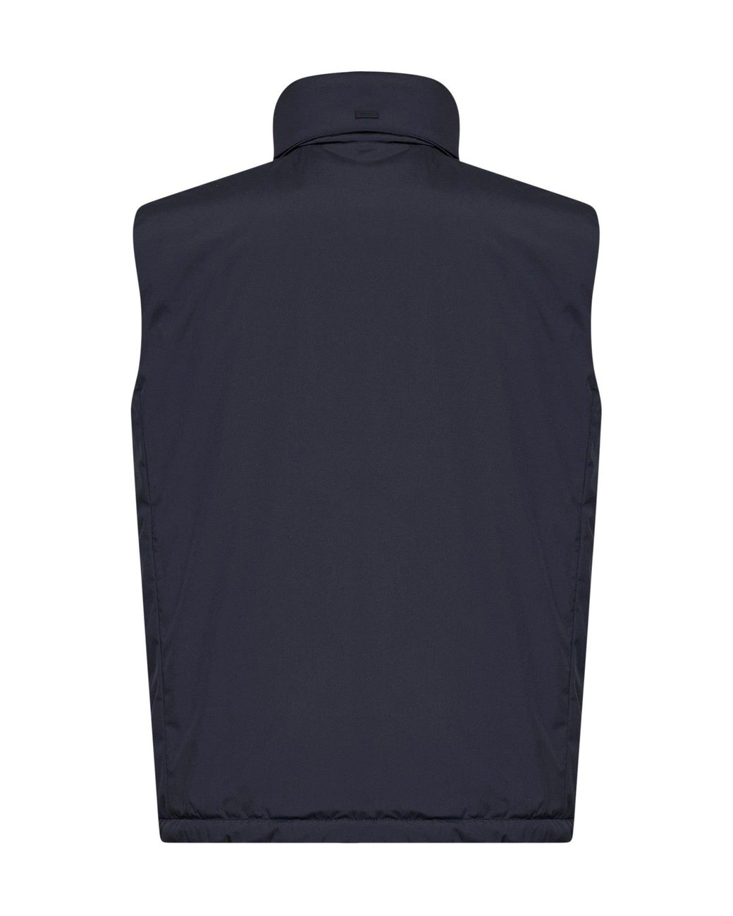 Herno Blue 2 Layer Windstopper Padded Vest for men