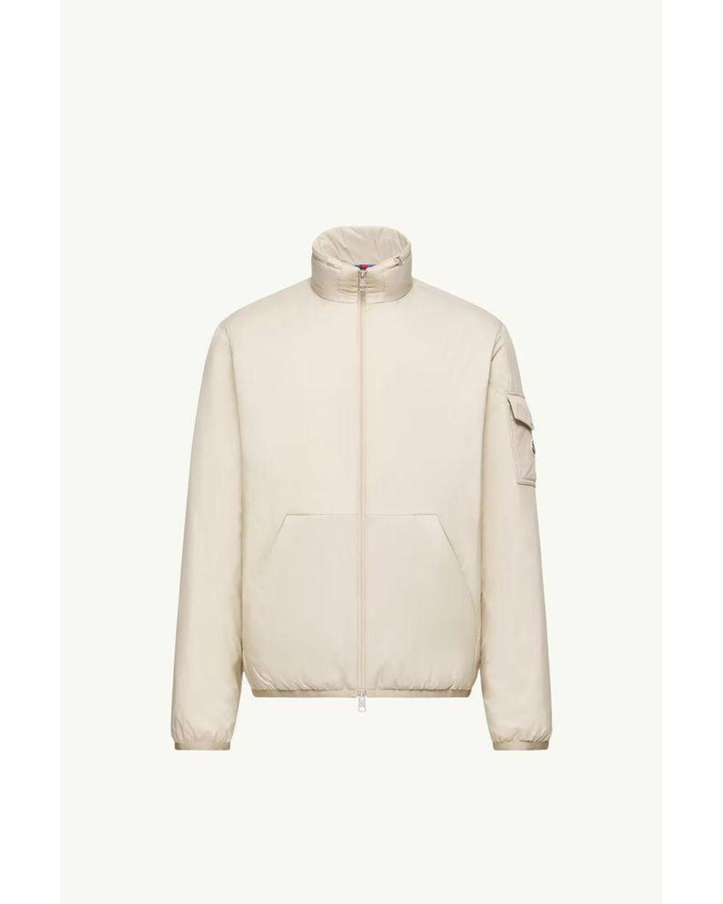 Moncler Natural Moncler Down Jacket — Cream for men