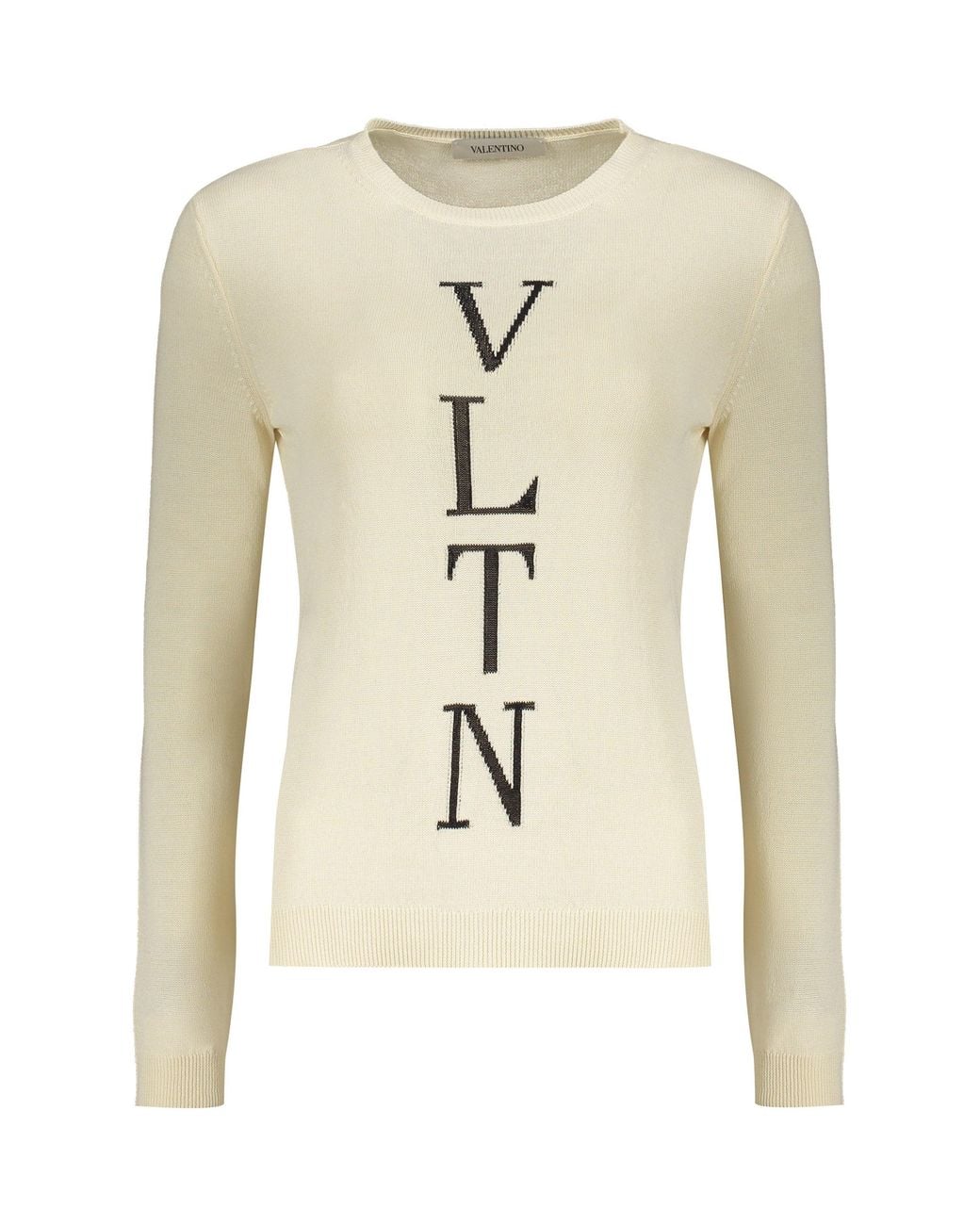 Valentino Natural Off Cotton Sweater
