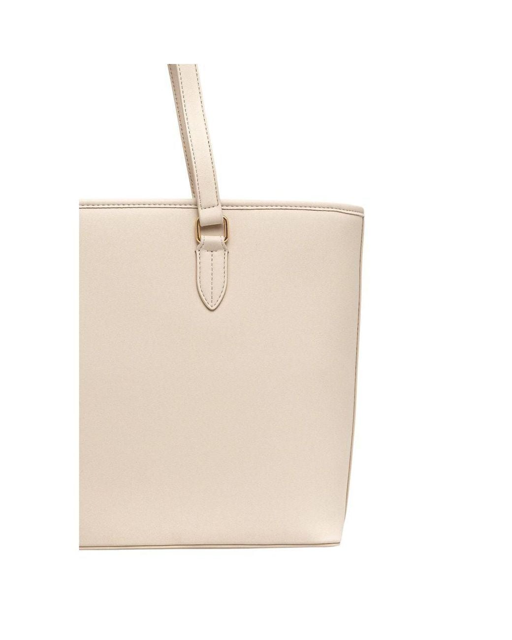 Love Moschino Natural Beige Polyethylene Handbag