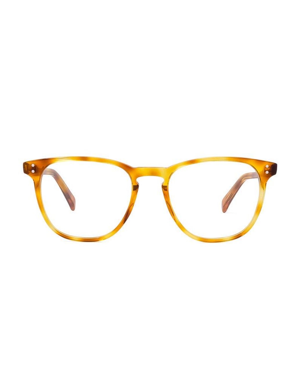 Céline Brown Eyeglasses Round Full Rim, Blonde Havana Frame And Clear Demo Lenses Lens Cl50046I053 for men