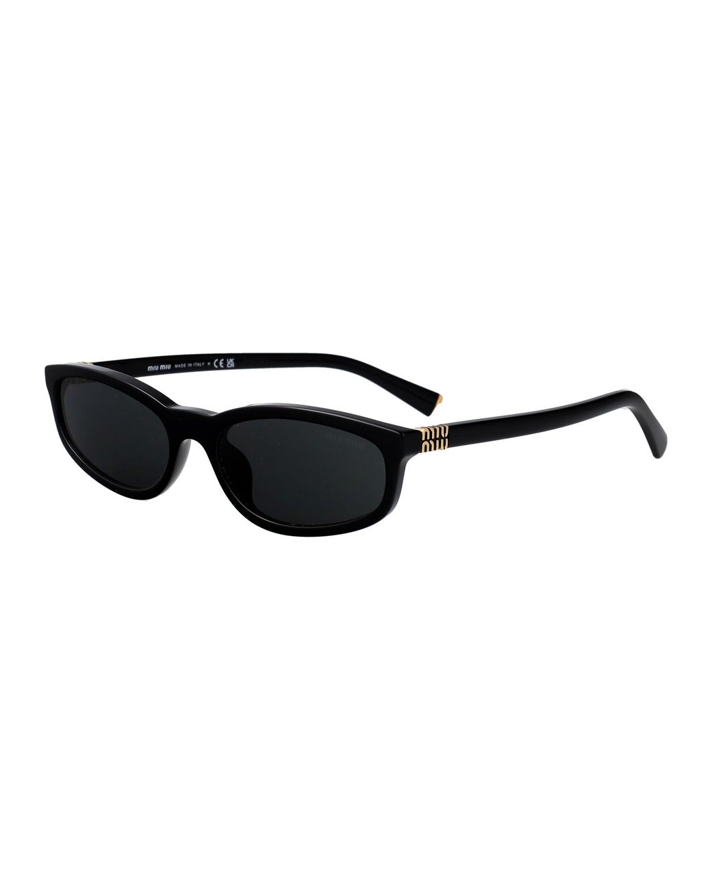 Miu Miu Black Sunglasses 0Mu A06S Acetate