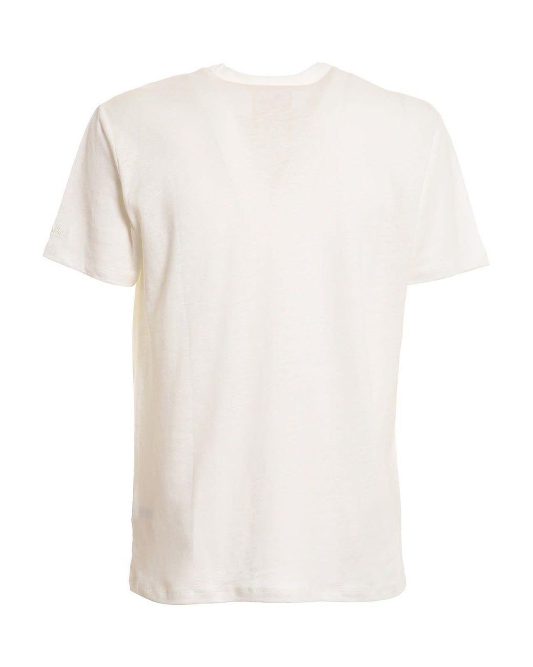 MICHAEL KORS T-SHIRT A MEZZA MANICA IN COTONE E LINO Donna White |  Mascheroni Moda