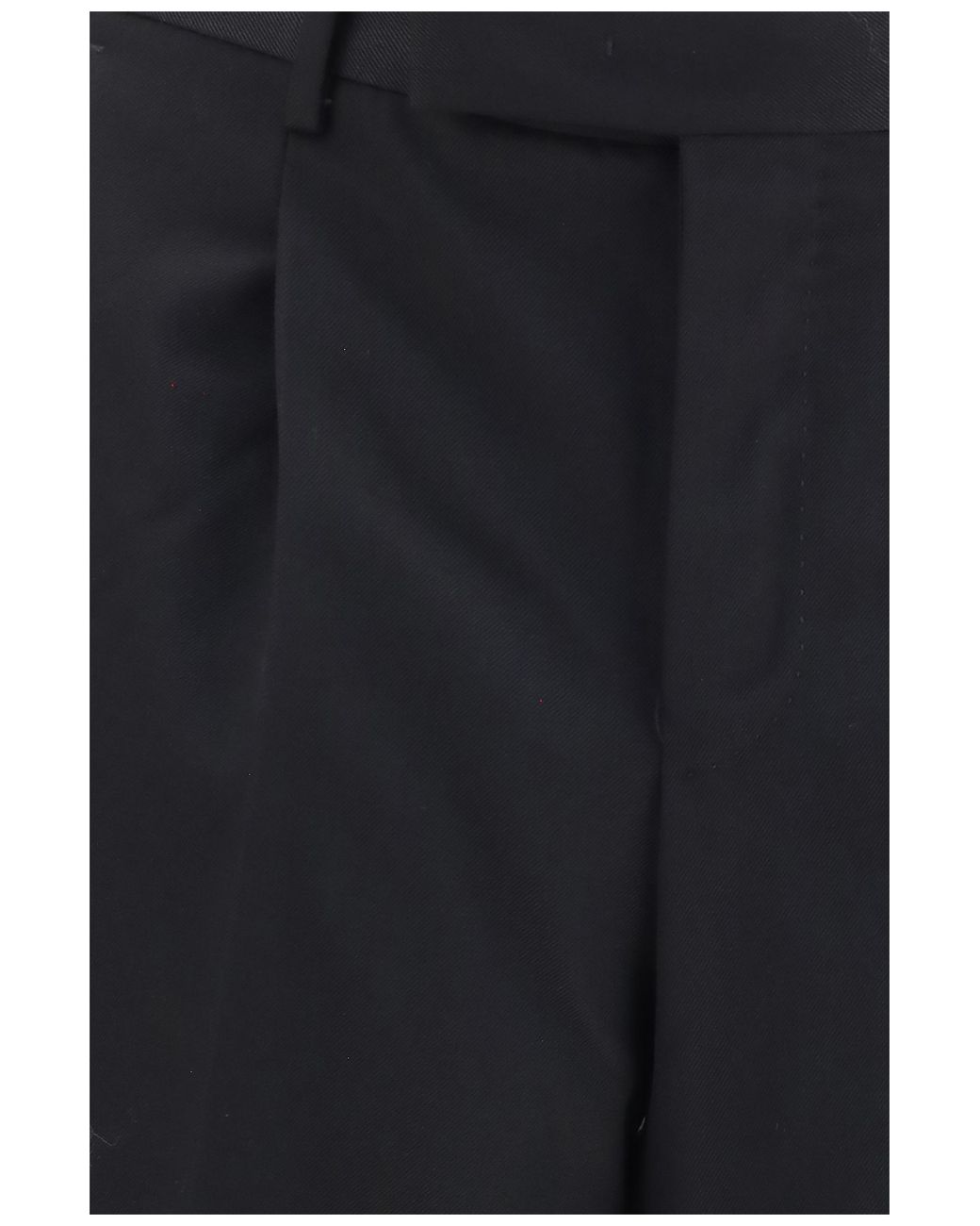 PT Torino Black Wool Trousers Samuel Fleece (Ovis Aries) for men