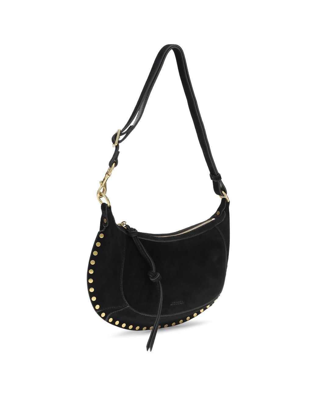 Isabel Marant Black Oskan Moon Shoulder Bag