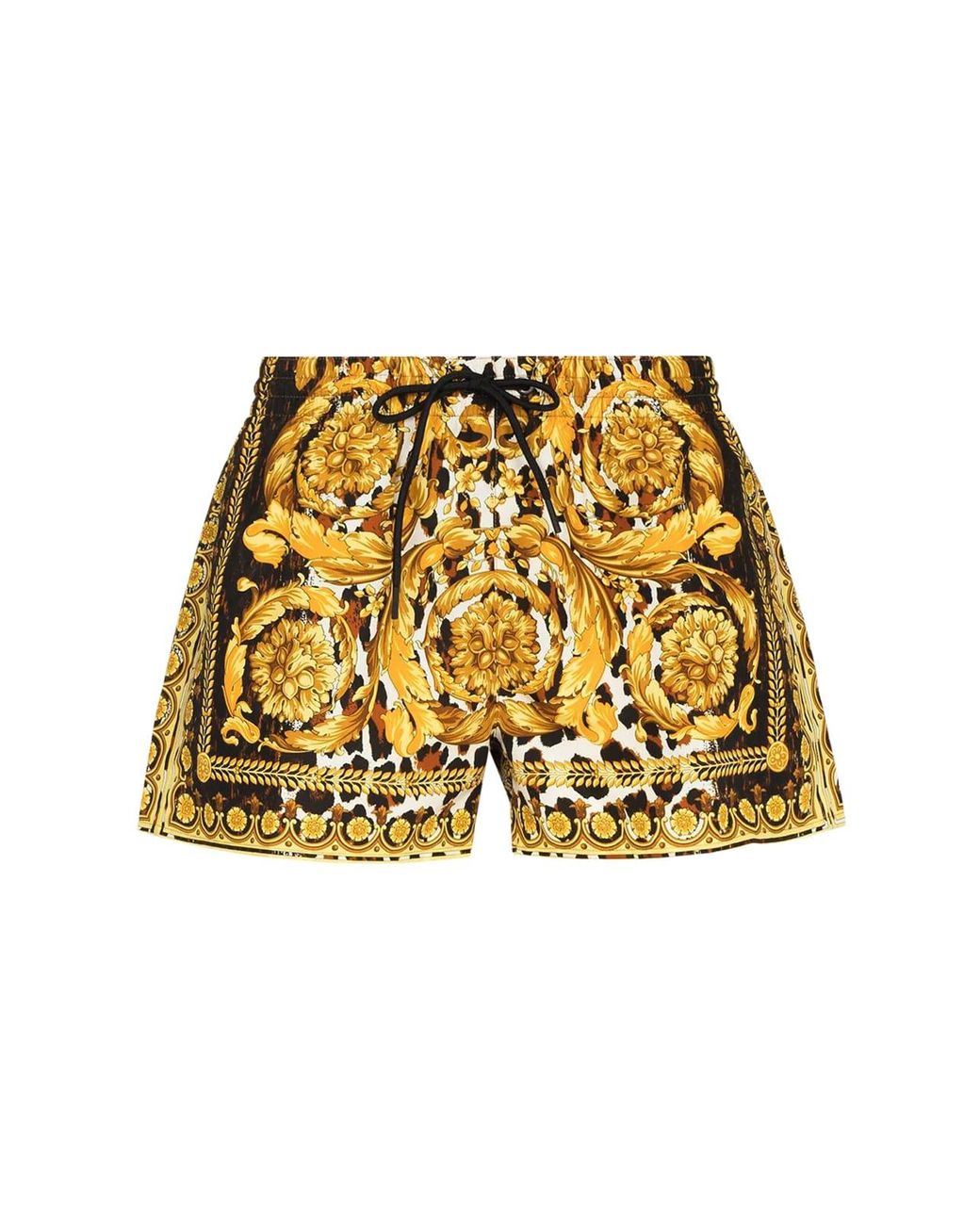 Versace Boxer Poly Stampa Barocco Animalier Pn 90 in Metallic for Men ...