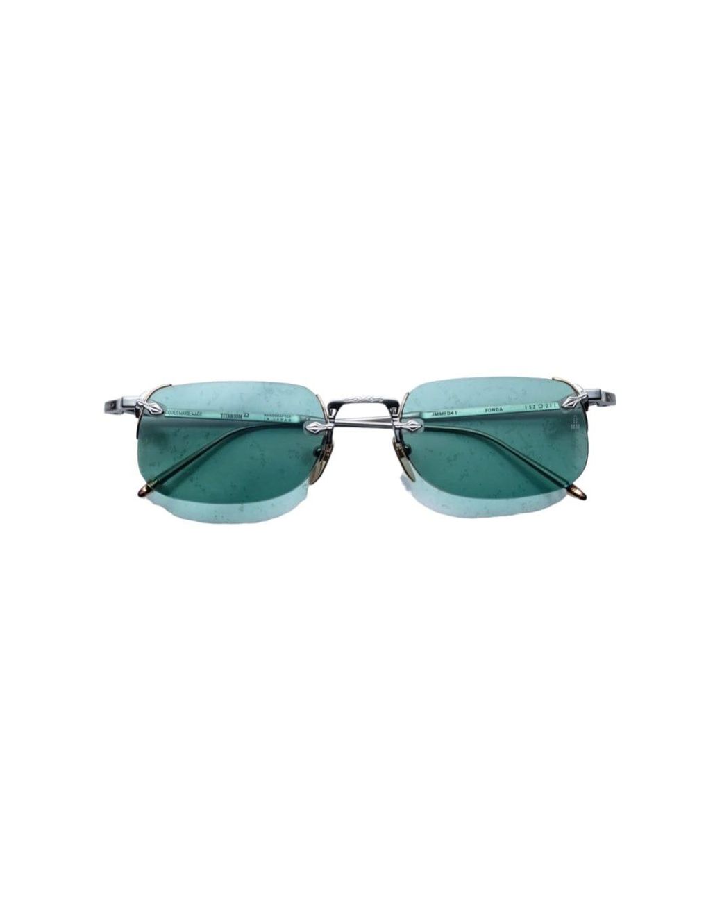 Jacques Marie Mage Fonda - Silver Sunglasses in Green | Lyst