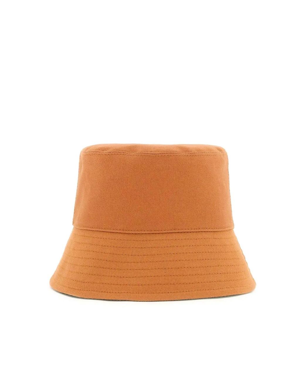 Stella McCartney Orange Eco Cotton Logo Bucket Hat