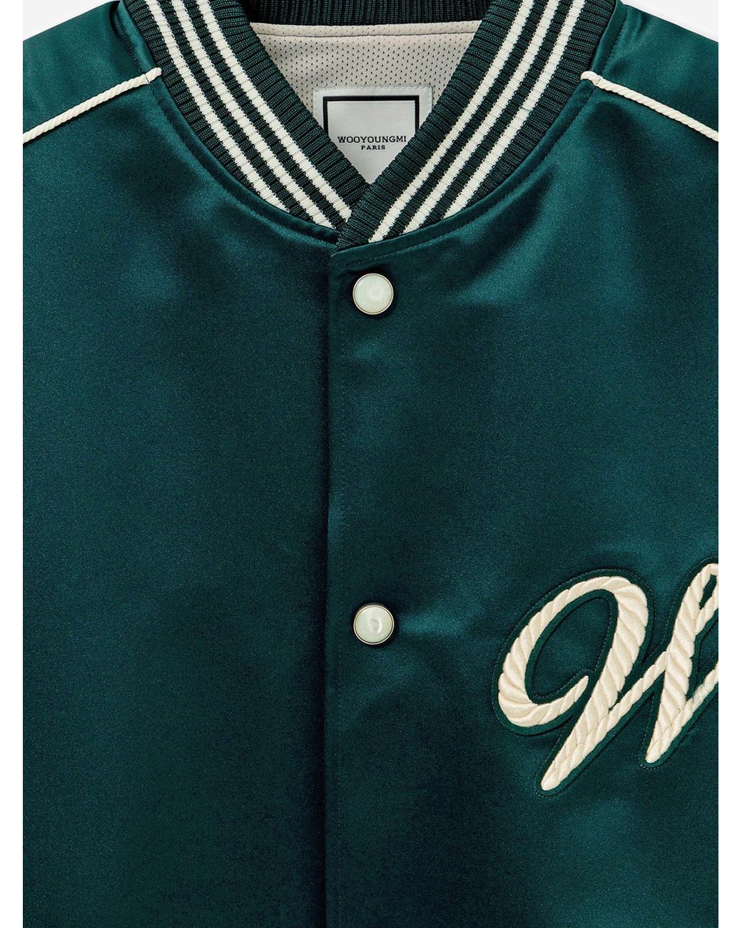 Wooyoungmi Green Jacket Nylon Polyester for men