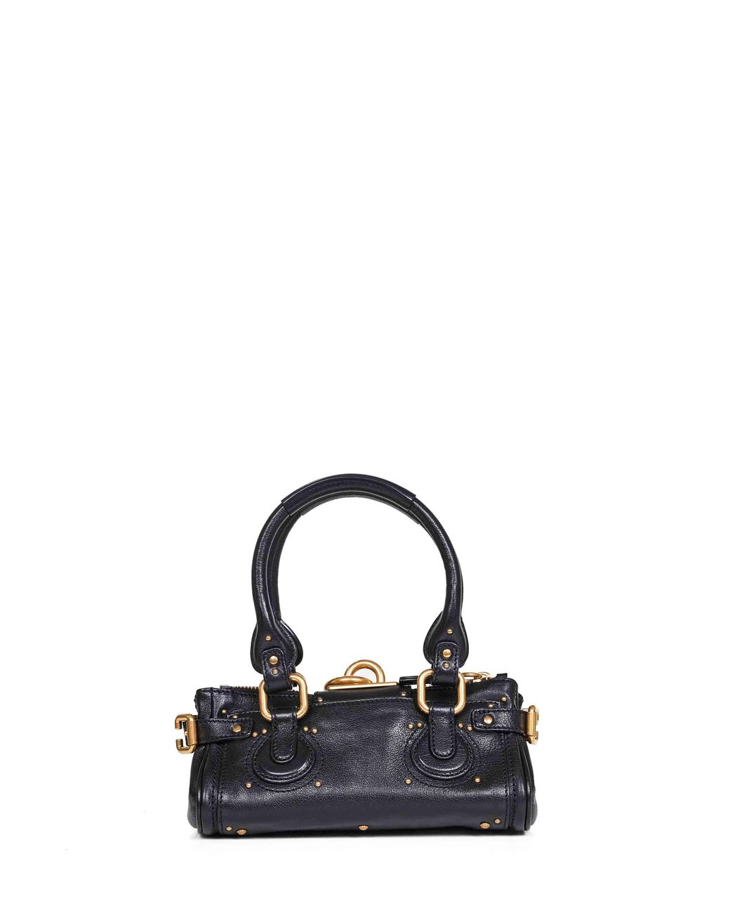 Chloé Blue Handbag Paddington Buffalo Leather Shoulder Bags